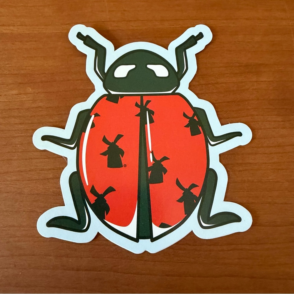 Dutch Bros Ladybug Sticker